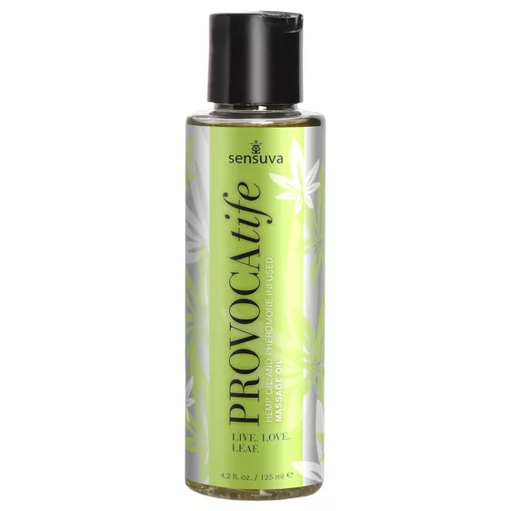 Sensuva Provocatife Hemp - pheromone massage oil (120 ml)