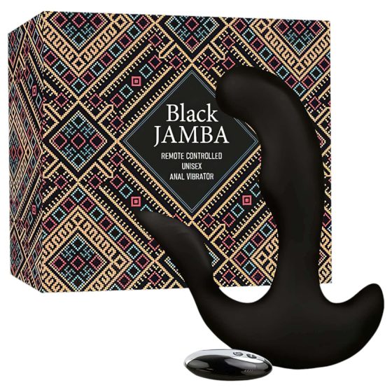 FEELZTOYS Black Jamba - Wireless Warming Anal Vibrator (Black)