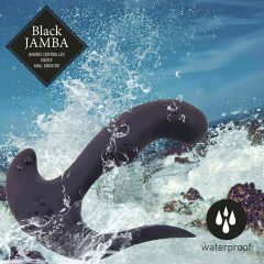   FEELZTOYS Black Jamba - Wireless Warming Anal Vibrator (Black)