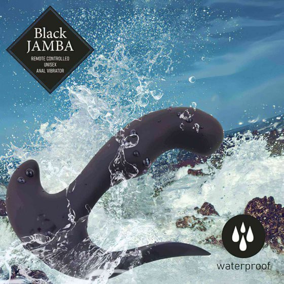 FEELZTOYS Black Jamba - Wireless Warming Anal Vibrator (Black)