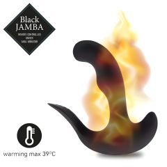   FEELZTOYS Black Jamba - Wireless Warming Anal Vibrator (Black)