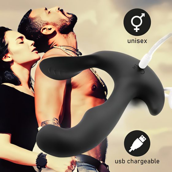 FEELZTOYS Black Jamba - Wireless Warming Anal Vibrator (Black)