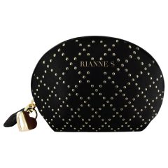   Rianne Essentials Classique Stud - Silicone Lipstick Vibrator (Black)
