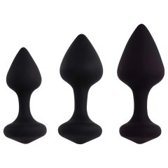 FeelzToys Bibi - Black Anal Plug Set (3-Piece)