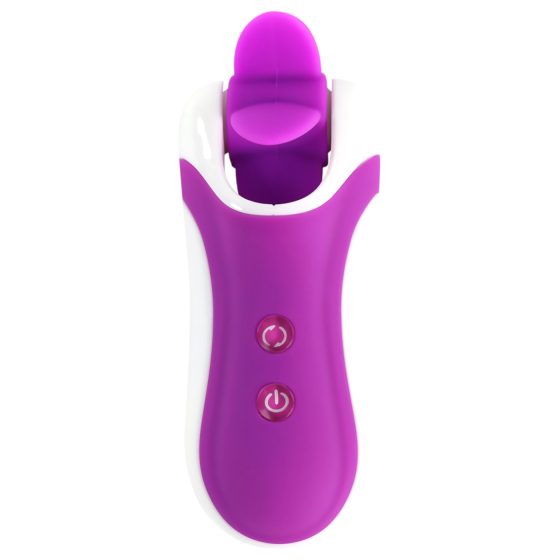 FEELZTOYS Clitella - Rechargeable Rotating Oral Vibrator (Purple)