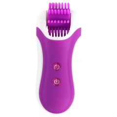   FEELZTOYS Clitella - Rechargeable Rotating Oral Vibrator (Purple)