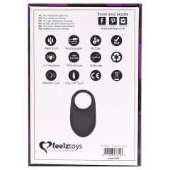 Feelztoys Thor - Rechargeable Vibrating Black Penis Ring