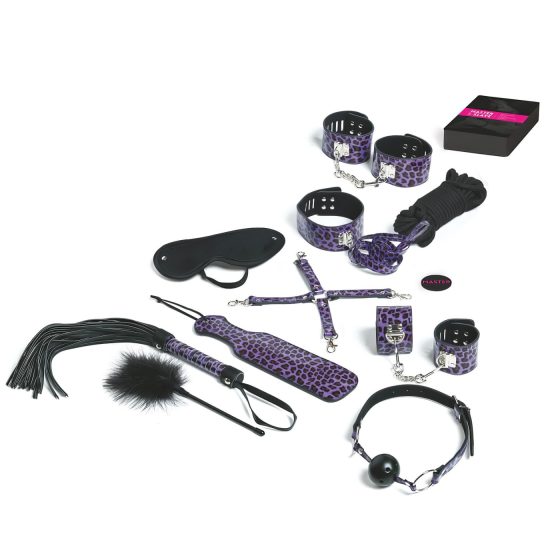Bondage Play Set - Purple & Black Edition