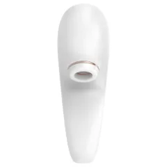   Satisfyer Pro 4 Couples - Rechargeable Airwave Partner Vibrator (White)