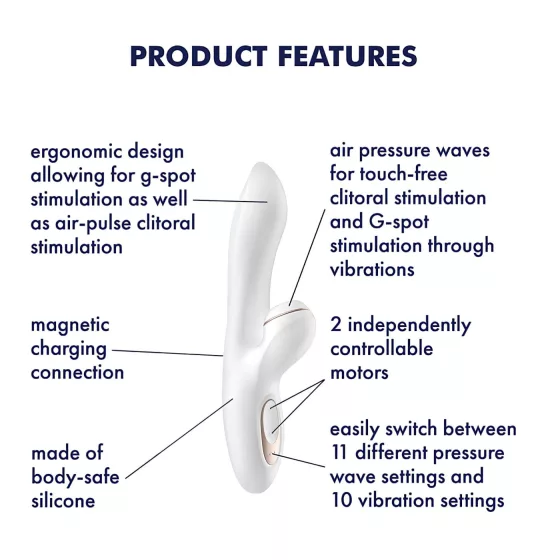 Satisfyer Pro+ G-Spot - clitoral stimulator and G-spot vibrator
