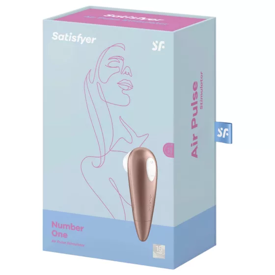Satisfyer 1 Number One - Airwave Clitoral Stimulator (Brown)