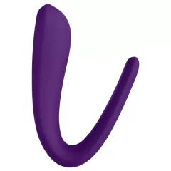   Satisfyer Double Classic - Waterproof Rechargeable Couples Vibrator (Purple)