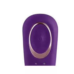   Satisfyer Double Classic - Waterproof Rechargeable Couples Vibrator (Purple)