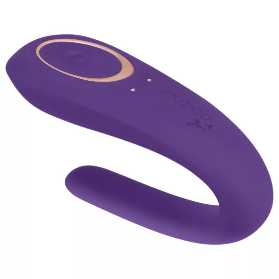 Satisfyer Double Classic - Waterproof Rechargeable Couples Vibrator (Purple)
