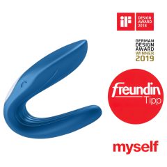 Satisfyer Double Whale - Dual Motor Couples Vibrator (Blue)