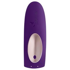  Satisfyer Double Plus Remote - Purple Rechargeable Couple's Vibrator