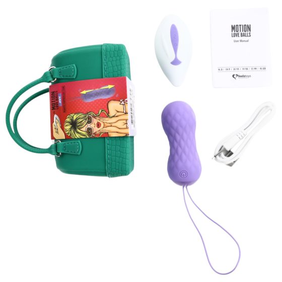 FEELZTOYS Jivy - Purple Wireless Vibrating Egg