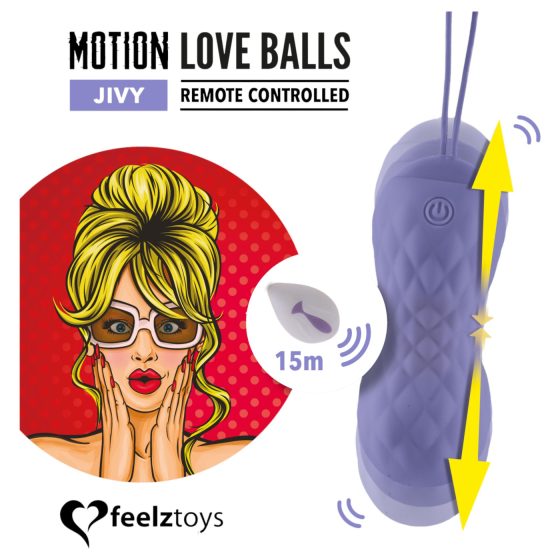 FEELZTOYS Jivy - Purple Wireless Vibrating Egg