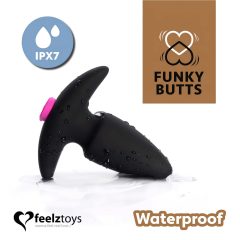   FEELZTOYS Funkybutts - Rechargeable Wireless Anal Vibrator Set (Black)