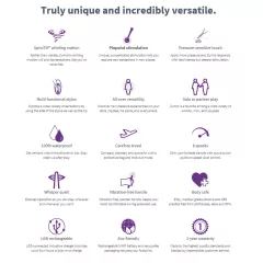 Zumio Soft - Rechargeable Clitoral Vibrator (Purple)