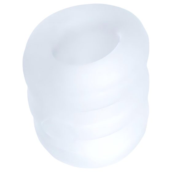 Screaming Jackits - Masturbator, Ball Ring & Stretcher (Clear)