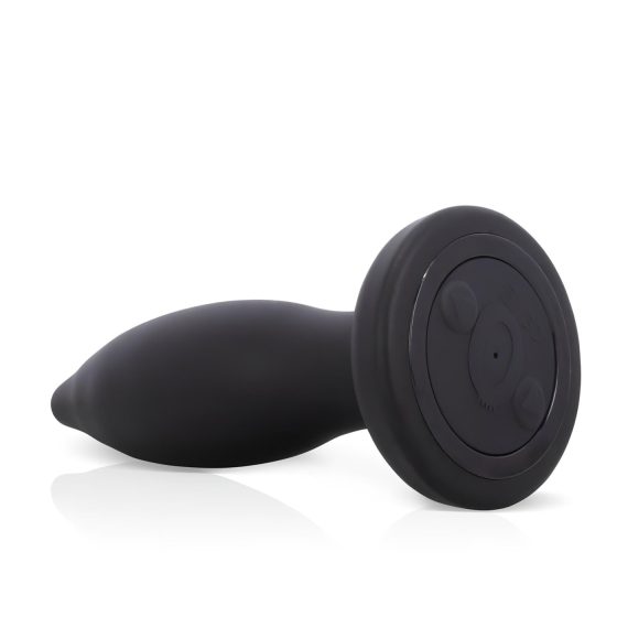 Wireless Vibrating Anal Plug - Black (Rechargeable, Radio-Controlled)