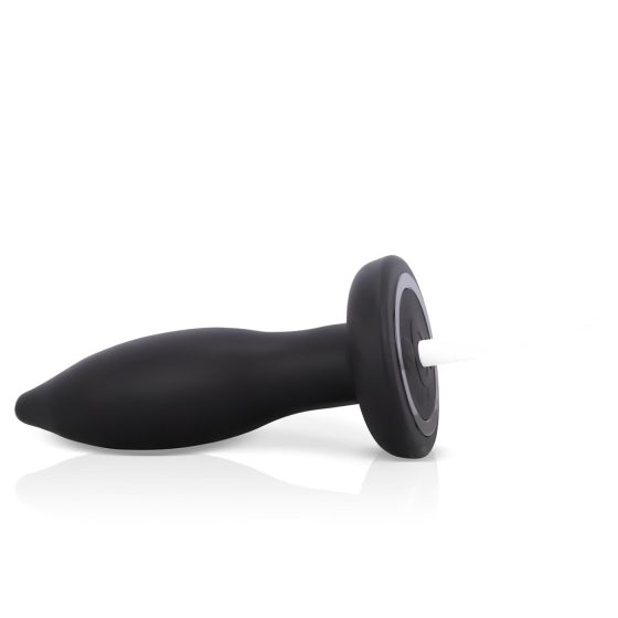 Wireless Vibrating Anal Plug - Black (Rechargeable, Radio-Controlled)