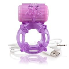 Screaming O BigO - Rechargeable, Vibrating Ring (Purple)