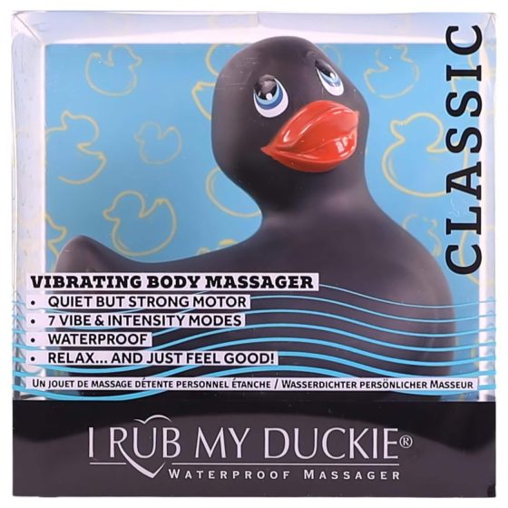My Duckie 2.0 - Waterproof Black Duck Massager