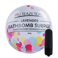   BIG TEAZE TOYS - BATH BOMB SURPRISE WITH VIBRATING BODY LAVENDER