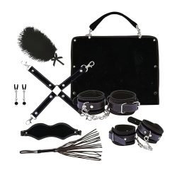   RS Soiree Kinky Me Softly - BDSM Bondage Set - Black (7 Pieces)