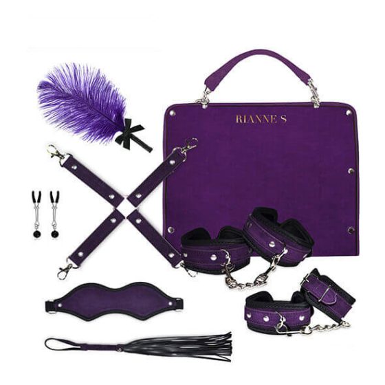 RS Soiree Kinky Me Softly - BDSM bondage set - purple (7 pieces)