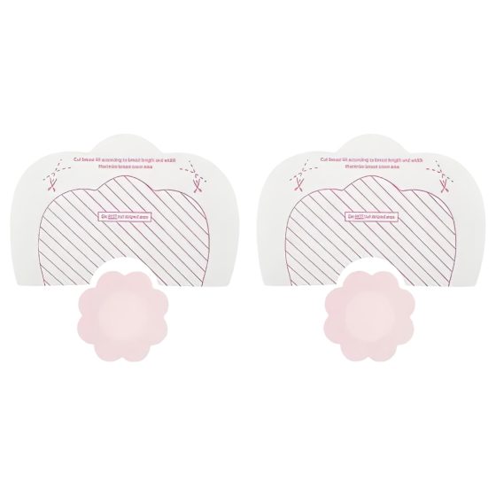 Bye Bra F-H - Invisible Breast Lift - Pink (3 Pairs)