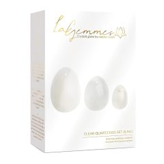 La Gemmes Yoni - Quartz Kegel Ball Set (3 Pieces)