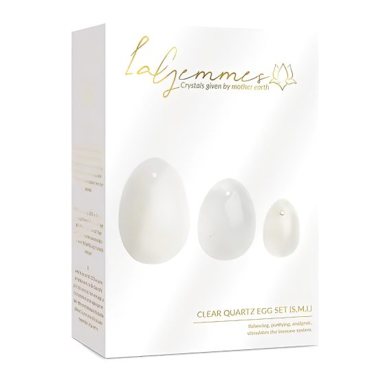 La Gemmes Yoni - Quartz Kegel Ball Set (3 Pieces)