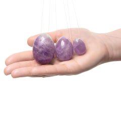 La Gemmes Yoni - Amethyst Geisha Ball Set (3 Pieces)