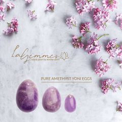 La Gemmes Yoni - Amethyst Geisha Ball Set (3 Pieces)