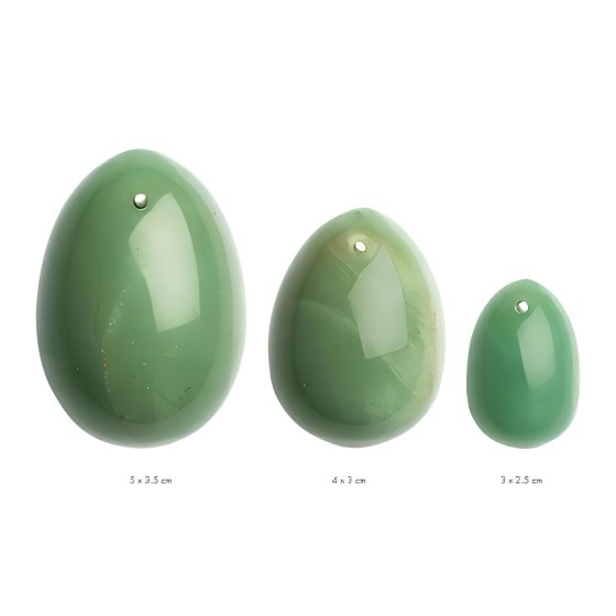 La Gemmes Yoni - Jade Stone Kegel Ball Set (3 Pieces)
