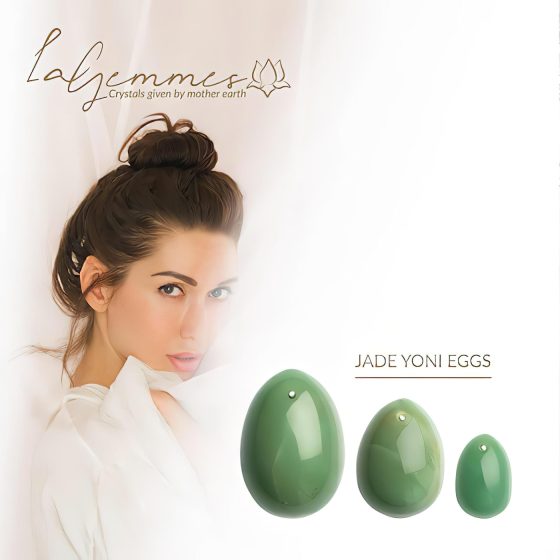 La Gemmes Yoni - Jade Stone Kegel Ball Set (3 Pieces)