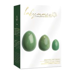 La Gemmes Yoni - Jade Stone Kegel Ball Set (3 Pieces)