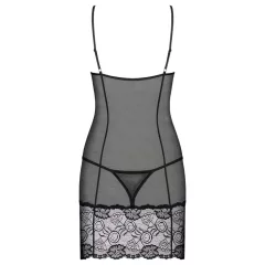 Obsessive Alluria - Lace Nightie & Thong Set (Black)