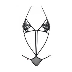   Obsessive Luiza - Tulip strapless body with straps - black (S/M)