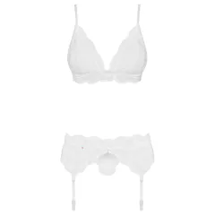 Obsessive 810-SEG-2 - Lace Lingerie Set (White)