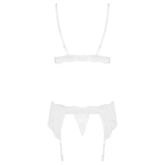 Obsessive 810-SEG-2 - Lace Lingerie Set (White)