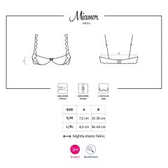 Obsessive Miamor - Black Lace Push-Up Bra