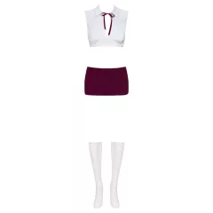 Obsessive Student - Schoolgirl Costume Set (5 Pieces)