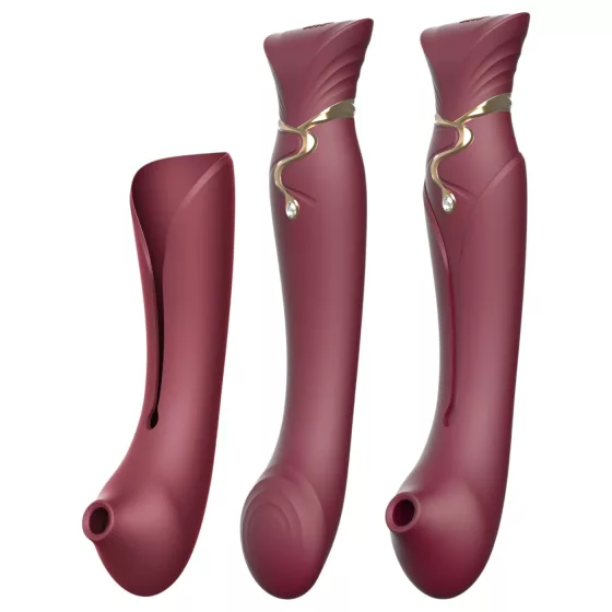 ZALO Queen - Airwave G-spot & Clitoral Vibrator (Red)