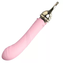   ZALO Courage Warming - Rechargeable, Luxury G-Spot Vibrator (Pink) 