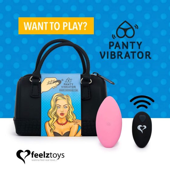 FEELZTOYS Rechargeable Wireless Panty Vibrator - Pink
