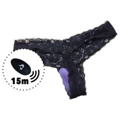 FEELZTOYS Black Rechargeable Wireless Panty Vibrator